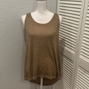 We The Free Heathered Tan/Green Tank